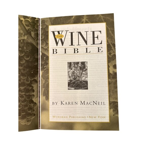 The Wine Bible By Karen MacNeil Softcover 2001 Comprehensive Guide To Wine - Picture 3 of 5